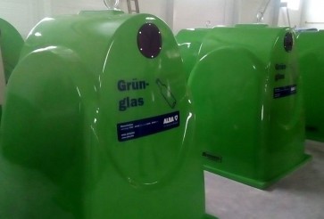 Waste glass container for ALBA Niedersachsen-Anhalt