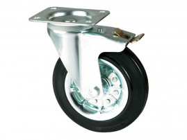 200 mm castors with swivel fork for containers 660, 770, 1100 l - 0