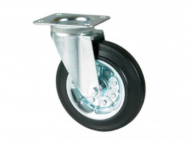 200 mm castors with swivel fork for containers 660, 770, 1100 l - 1